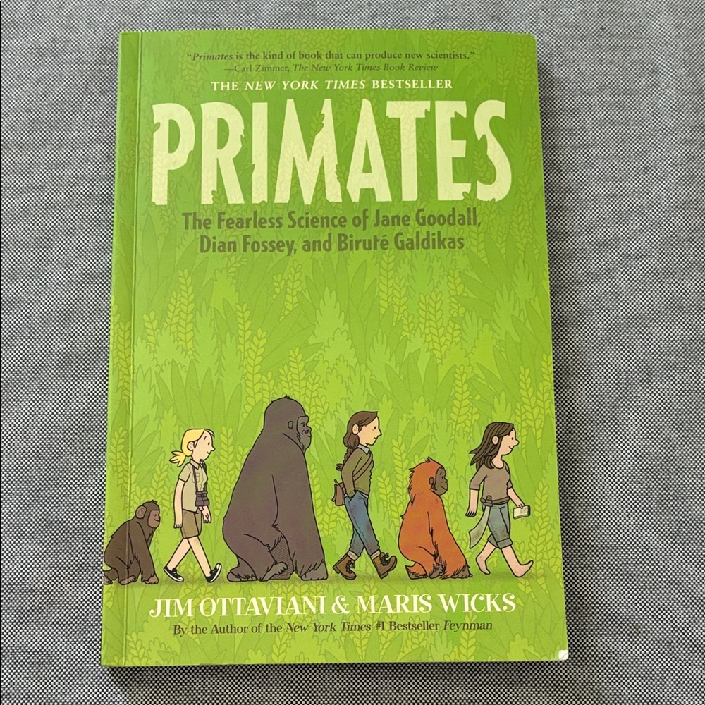 Primates- Jane Goodall, Dian Fossey, and Birute Galdikas Graphic Novel
